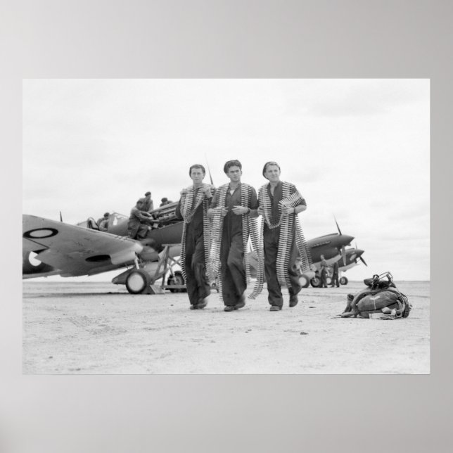 Affiches Munitions de l'avion de 2ème guerre mondiale, anné (Devant)