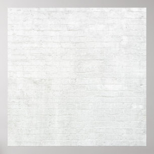 Affiches Mur en brique gris Briques blanches Texture Arrièr