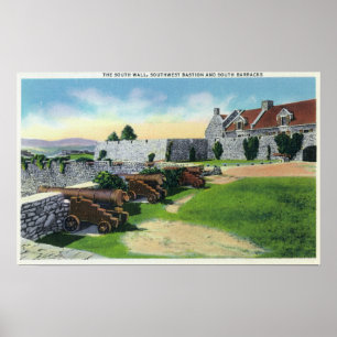 Affiches Mur Sud, Bastion Sud-Ouest, Casernes Sud