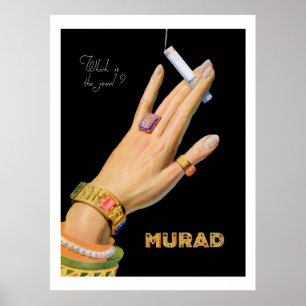 Affiches MURAD (annonces Vintages des années 1920)