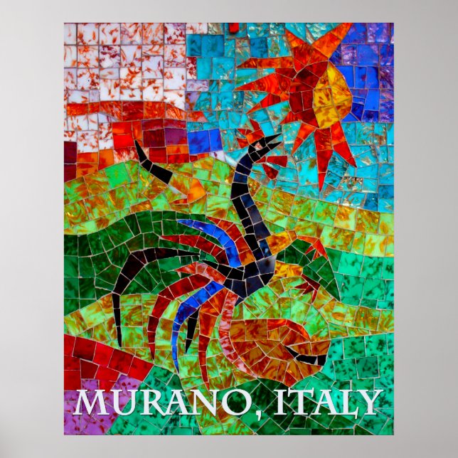 Affiches Murano Mosaic II (Devant)