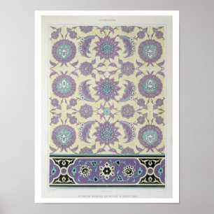 Affiches Murez les tuiles du palais d'Ismayl-Bey, de 'AR