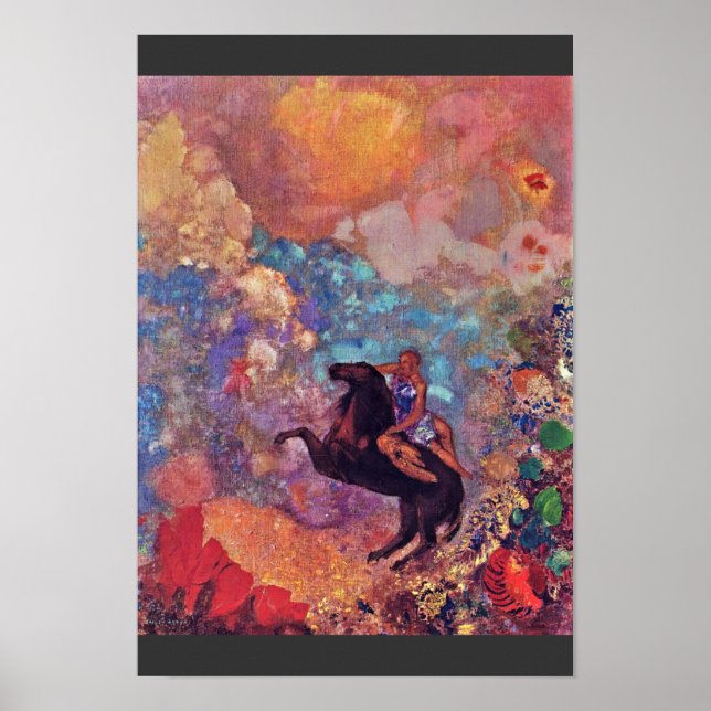 Affiches Muse Sur Pegasus Par Redon Odilon (Best Quality) (Devant)