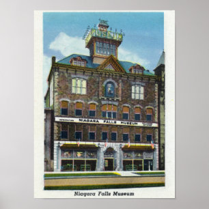 Affiches Musée de chutes du Niagara, vue d'une nymphe d'eau