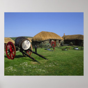 Affiches Musée de Skye, Kilmuir, île de Skye, Highlands,