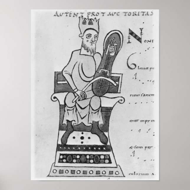 Affiches Musicien jouant d'une croupe (Devant)