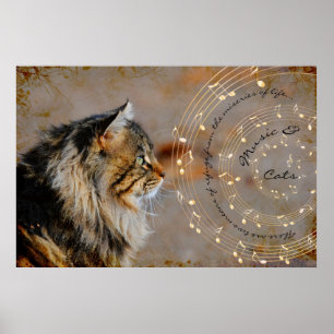Affiches Musique et copie de beaux-arts de chats