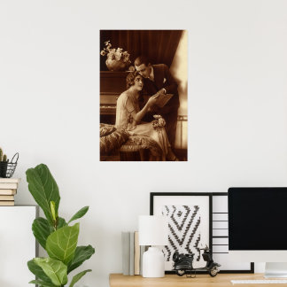 Affiches Musique Romantique Vintage, Amoureux de l'Amour et