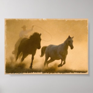 Affiches Mustang Roundup