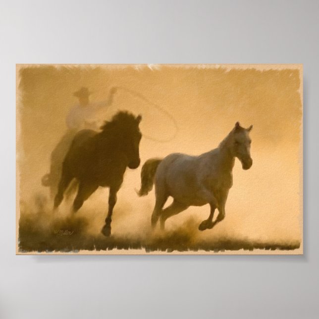 Affiches Mustang Roundup (Devant)