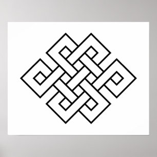 Affiches Mystic Knot - B&W 1