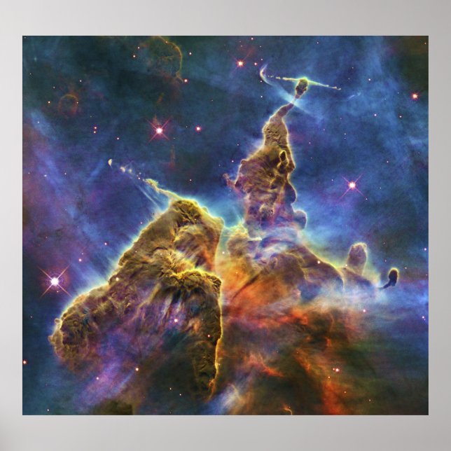 Affiches Mystic Mountain Carina Nebula HH 901 HH 902 (Devant)