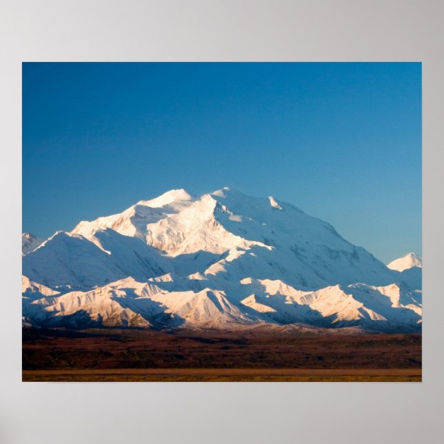 Affiches N.A., USA, Alaska. Mt. McKinley à Denali (Devant)