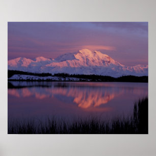 Affiches NA, États-Unis, Alaska. Parc national de Denali. M