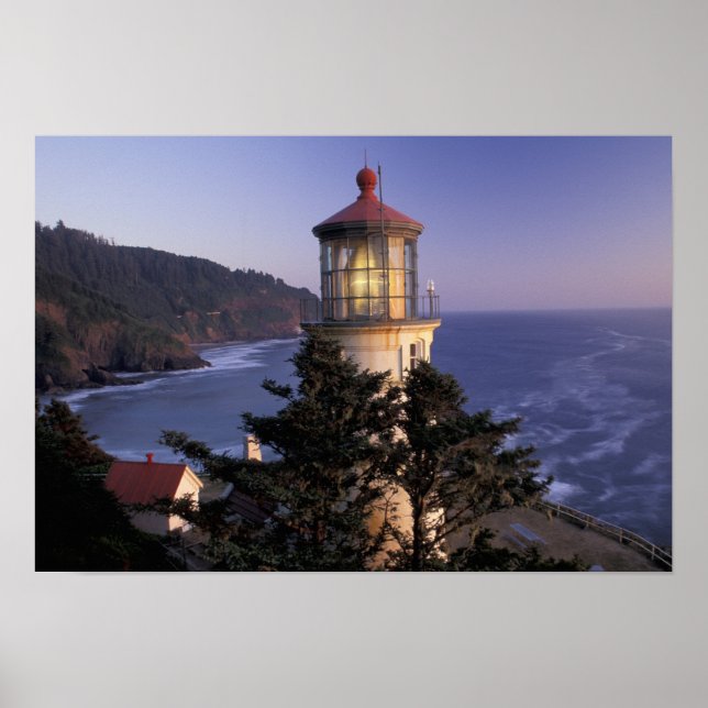 Affiches NA, États-Unis, Oregon, phare de Heceta Head, (Devant)