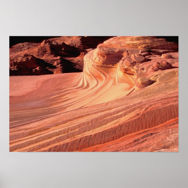 Affiches NA, États-Unis, Utah, Vermillion Cliffs. Coyote Bu (Devant)