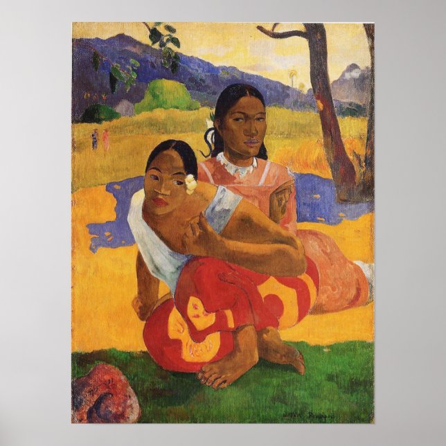 Affiches 'Nafea Faa Ipoipo' - Paul Gauguin Imprimer (Devant)