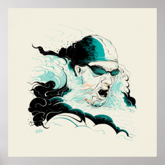 Affiches Nage olympique