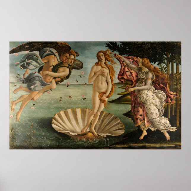 Affiches Naissance de Vénus par Botticelli (Devant)