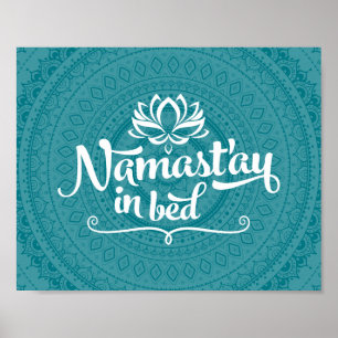 Affiches Namaste Mandala Funny Citation CUSTOMIZABLE