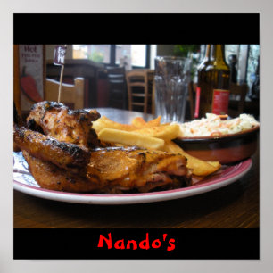 Affiches Nando, Nando's