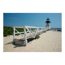 Nantucket. Ancien phare en bois