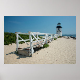 Affiches Nantucket. Ancien phare en bois
