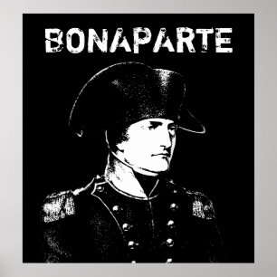 Affiches Napoleon Bonaparte -- Noir et blanc