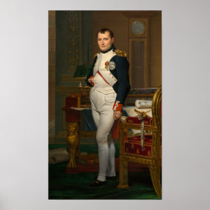 Affiches Napoléon d'empereur dans son étude chez le