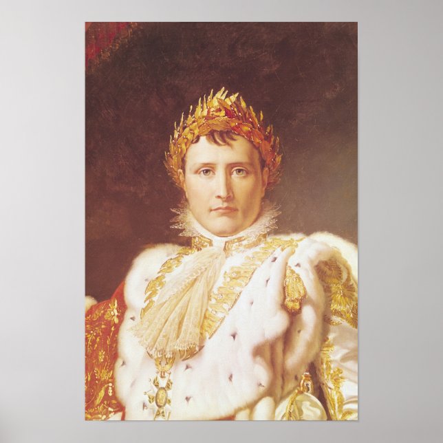 Affiches Napoléon I dans Coronation Robes, vers 1804 (Devant)