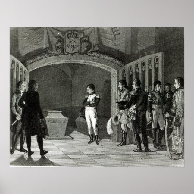 Affiches Napoléon Méditer avant la tombe (Devant)