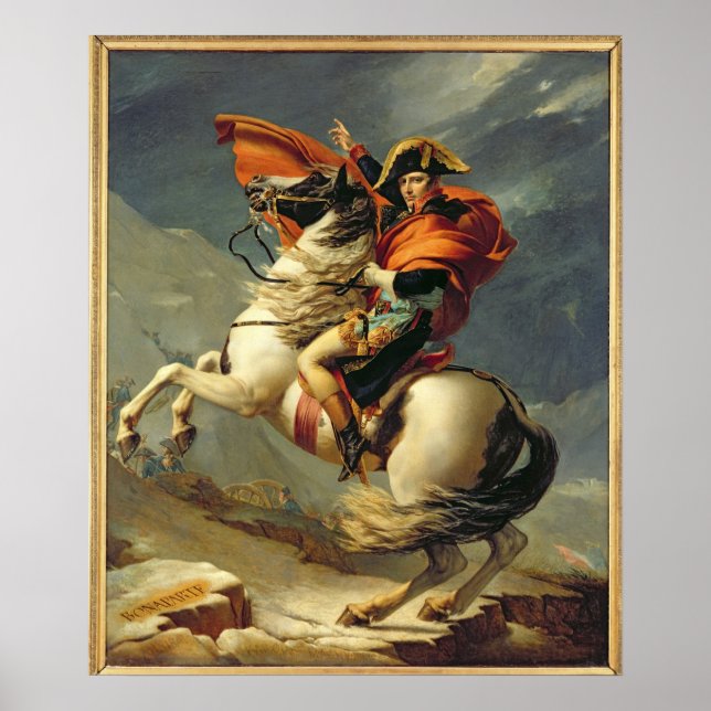 Affiches Napoléon Traversant les Alpes le 20 mai 1800 (Devant)