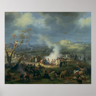 Affiches Napoléon visitant un bivouac