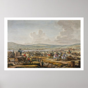 Affiches Napoléon visite les oeuvres de siège à Danzig sous