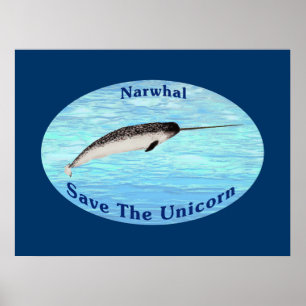 Affiches Narwhal - Sauvez La Licorne