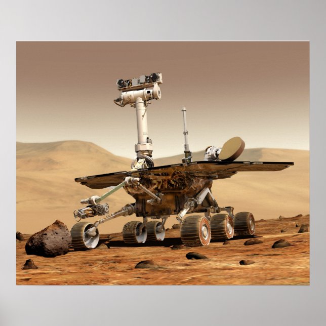 Affiches NASA Mars Rover (Devant)