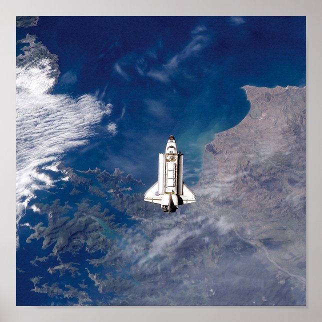 Affiches NASA Space Shuttle Endeavour STS-113 Earth Orbit (Devant)
