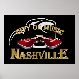 Affiches Nashville. City of music