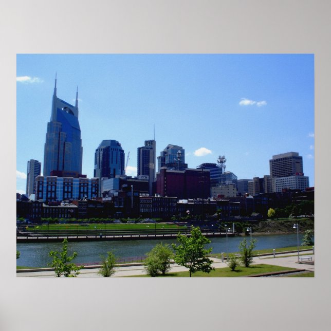 Affiches Nashville Skyline - Nashville, Tennessee (Devant)