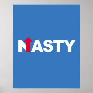 Affiches NASTY HILLARY — Election présidentielle 2016 - whi