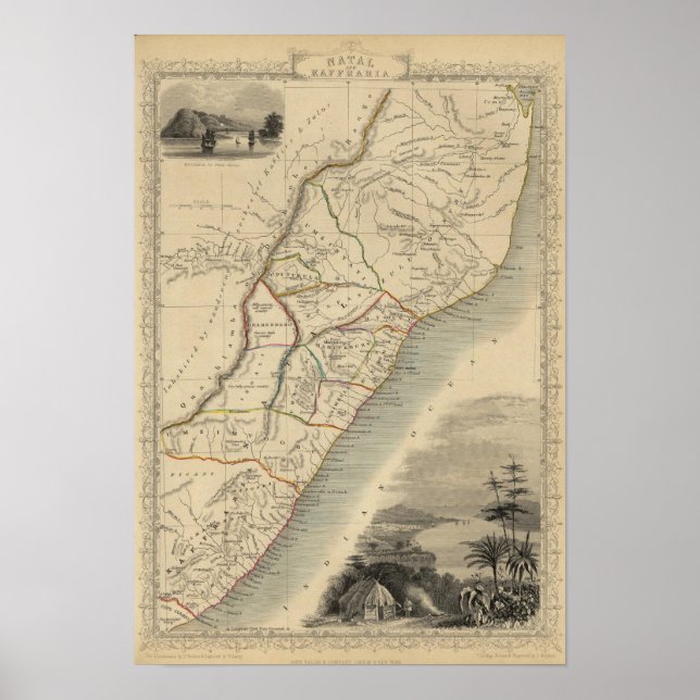 Affiches Natal Et Kaffraria (Devant)