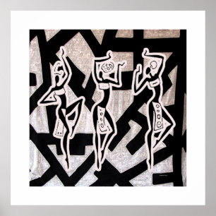 Affiches Nation Rhythm Africaine Sous La Grove