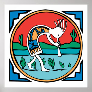 Affiches Native American Indian Kokopelli