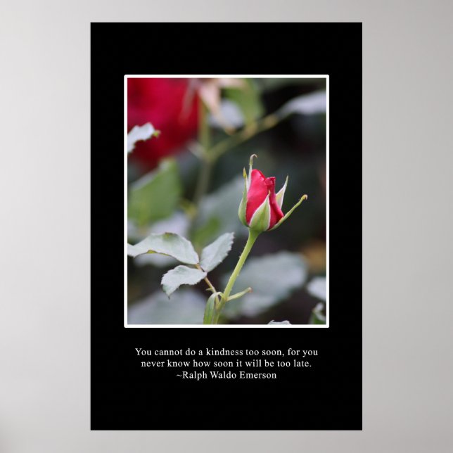 Affiches N'attendez pas trop longtemps pour faire bonté (Devant)