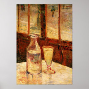 Affiches Nature morte avec de l'absinthe de Vincent van Gog