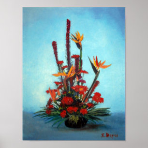 Affiches Nature morte de fleurs/Still life of flowers