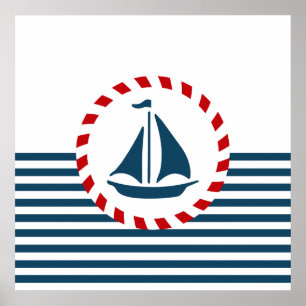 Affiches Nautical design