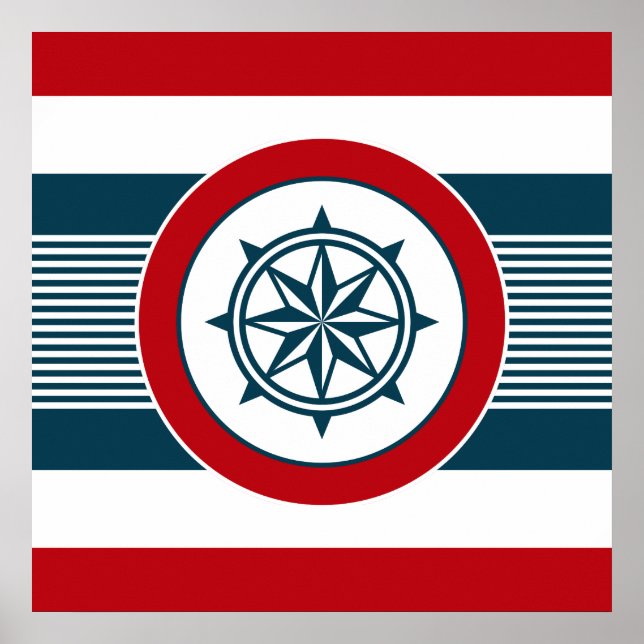 Affiches Nautical design (Devant)