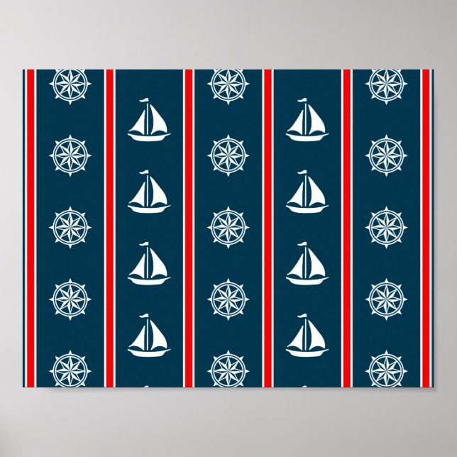 Affiches Nautical design (Devant)
