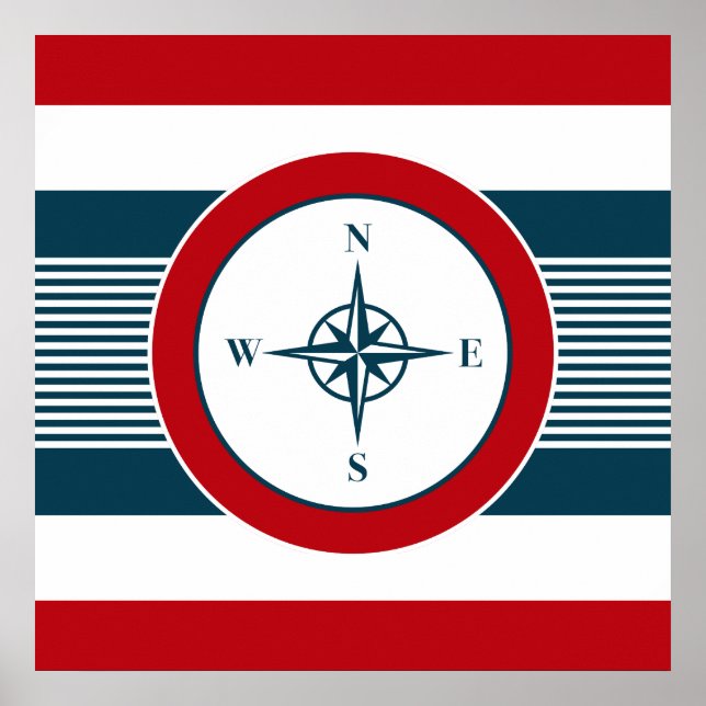 Affiches Nautical design (Devant)